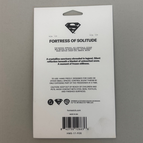 NEW Superman Fortress of Solitude Car Freshener - Picture 6 of 6